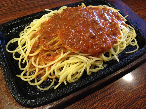 レストランひよしのミートスパゲティ♪