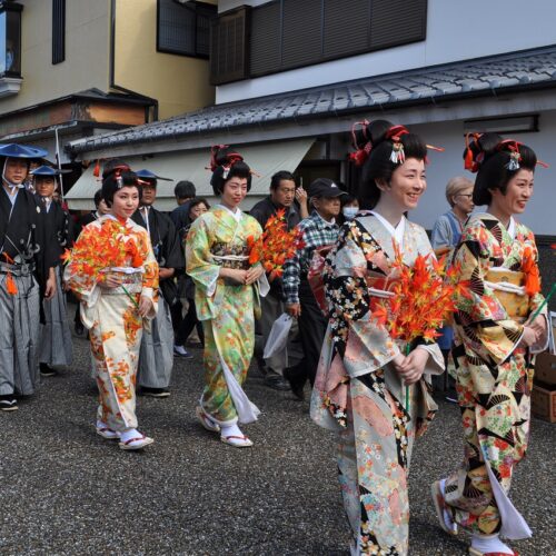 「天領まつり　西国筋郡代着任行列」復路中止のお知らせ